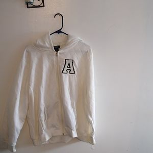 (NEW) White Quilted Sweat Jacket